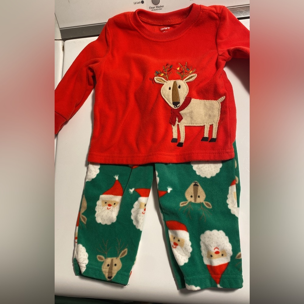 Carters baby boys Christmas pjs